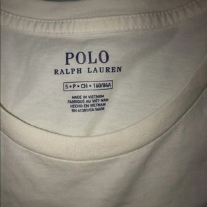 Ralph Lauren white tee